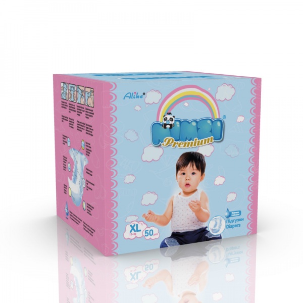 Підгузки Mimzi XL 12+ кг 50 шт. (MDXL50)