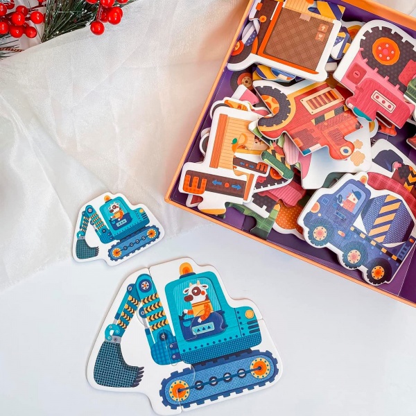 Пазли Mideer Мій перший пазл - Будівельні машини MD3176