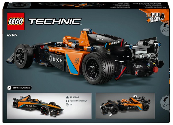 Конструктор LEGO Technic Автомобіль для перегонів NEOM McLaren Formula E 42169