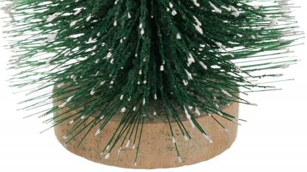 Елка декоративная настольная зеленая 9x25 см