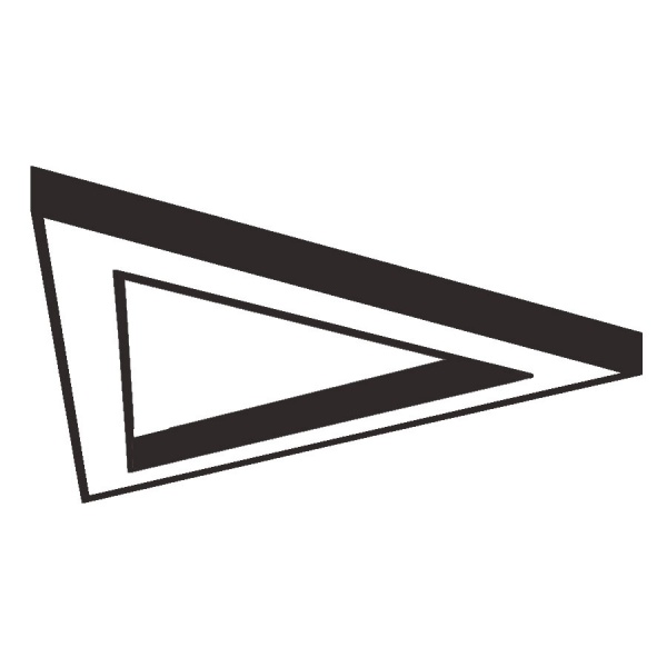 Світильник світлодіодний E.NEXT Geometric Triangle Lite 20 Вт опал чорний 4000 К AG003.3311.840.A000 