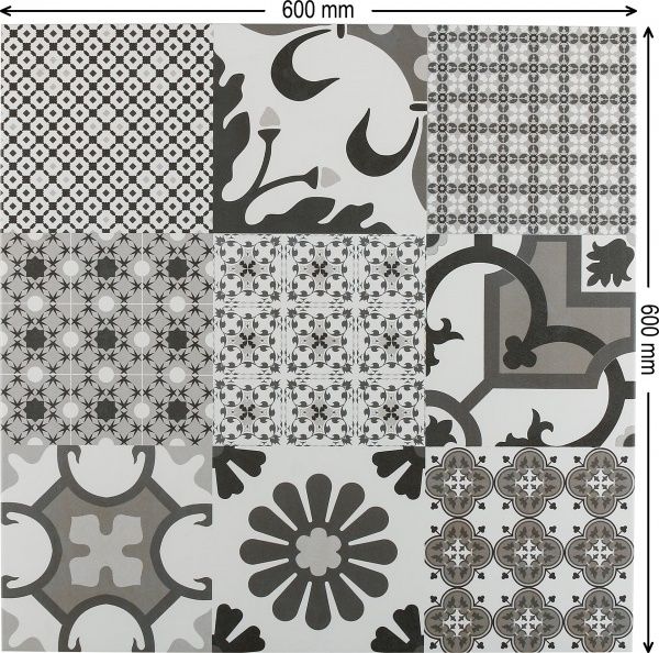 Плитка El Molino Логос Джет Негро 60x60 