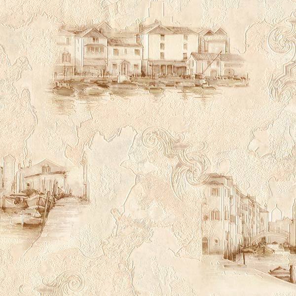 Шпалери зі спіненого вінілу Слов'янські шпалери Expromt Пристань 5639-02 0,53x10,05 м 