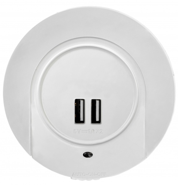 Ночник IEK LED 1 Вт белый LDNN5-001-SQ-P-00-S-K01 