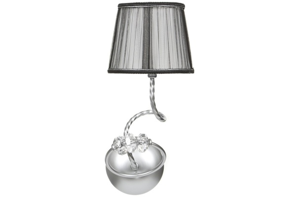 Бра NNB 1x40 Вт E14 хром/черный 90993 