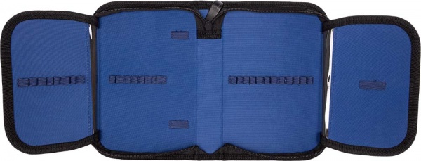 Пенал школьный AC1 Dinos era Head черный с рисунком