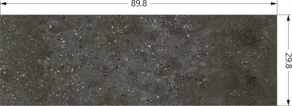 Плитка Ceramika Paradyz Bella Nero Rekt. Mat 29,8x89,8 