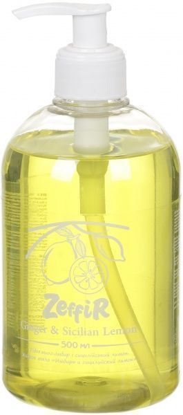 Дитяче мило ZEFFIR Імбир і сицилійський лимон 500 мл