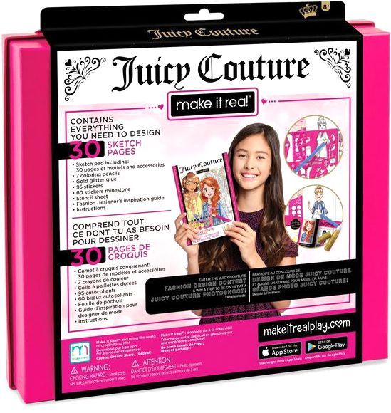 Набор Juicy Couture для создания украшений для волос Изысканный стиль MR4421