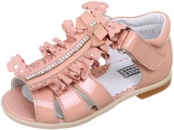 Сандалии MiracleMe для девочек 0315 р.22 бежевый 12-2-03-2 