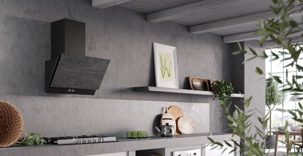 Витяжка Faber GREXIA GRES DG/BK A90