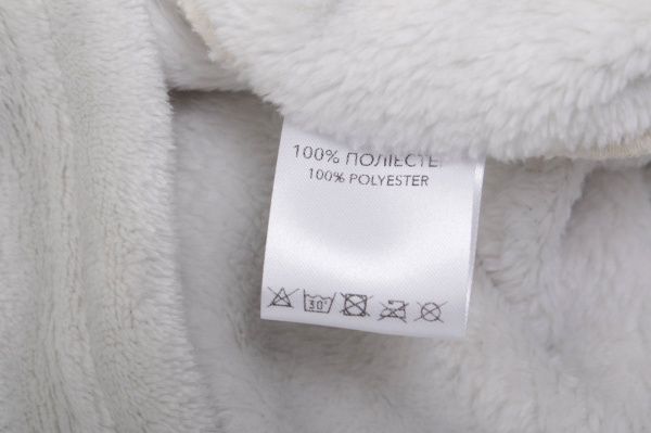 Халат детский Україна капюшон с ушками р.110 серый 