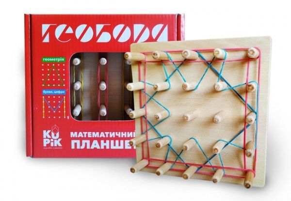 Планшет математический Igroteco Геоборд 5х5 точек 900415