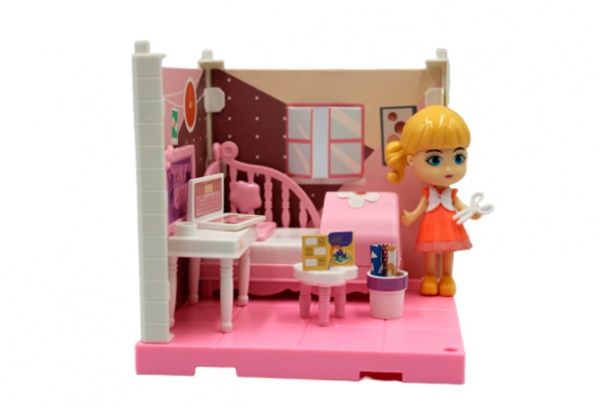 Ігровий набір Funky Toys Затишний куточок. Спальня з лялькою FT3105 