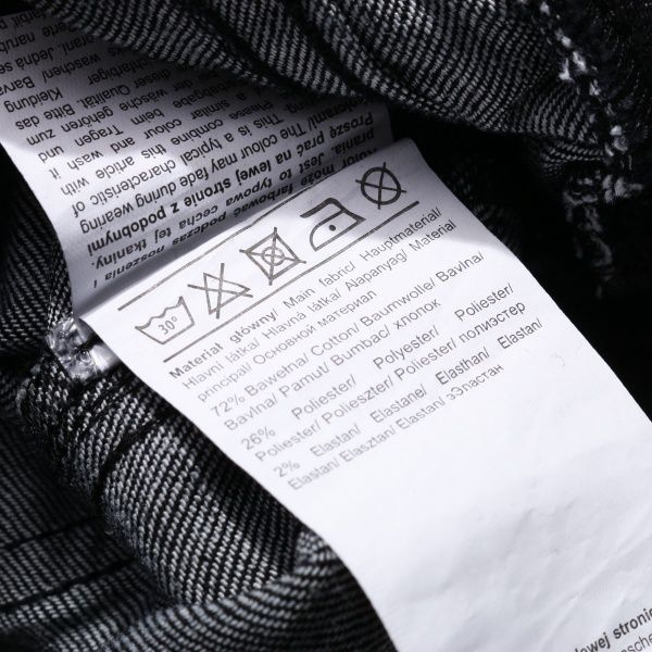 Брюки LINCOLN&SHARKS 4L3901 р.134 черный деним 