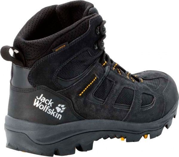 Ботинки Jack Wolfskin VOJO 3 TEXAPORE MID M 4042461-6055 р. UK 9,5 черно-желтый
