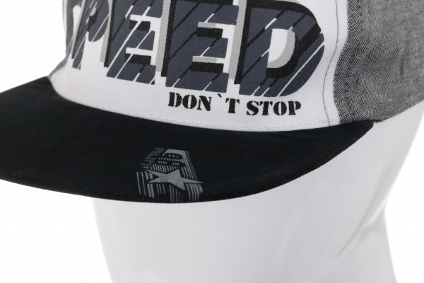 Кепка для хлопчиків Pampona 21 L 22 р.50 темно-сірий 