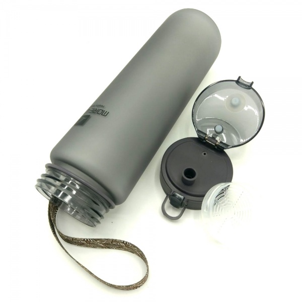 Пляшка спортивна 1000 мл Casno сірий MX-5041_Grey