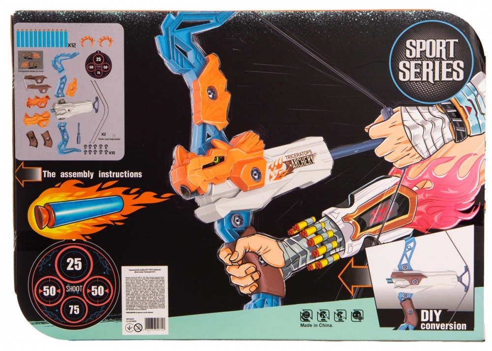 Арбалет DIY TOYS Динозавр Трицератопс CJ-2376859