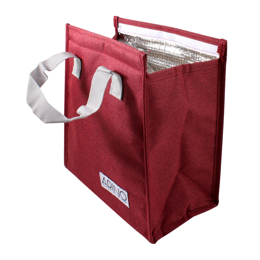 Термосумка Arino 4 литра 225*135*255 бордовая