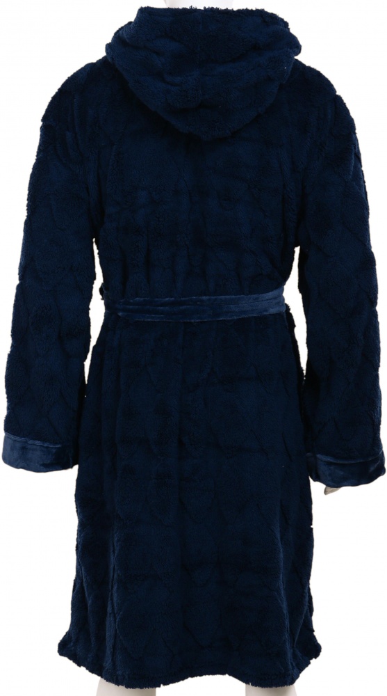 Халат мужской La Nuit с капюшоном Lyon р. 2XL синий