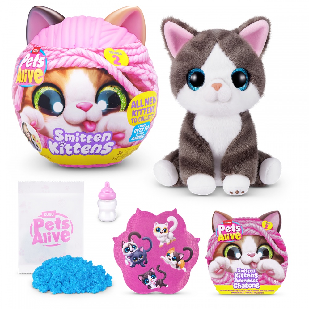 Інтерактивний ігровий набір Pets & Robo Alive S2 Грайливі кошенята 9568