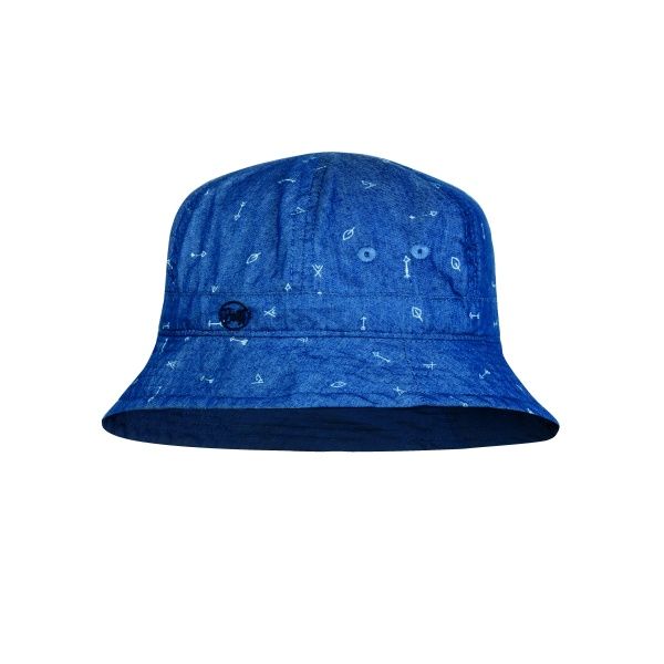 Капелюх BUFF Kids_Bucket_Hat_arrows_denim BU 120041.788.10.00 OS синій
