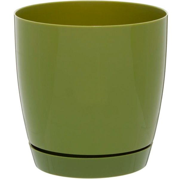 Горщик квітковий Декор-Престиж Тоскана-Кругла 11 0.8 л оливковий