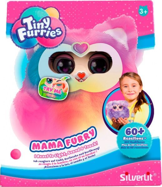 Игрушка интерактивная Tiny Furries S2 - МАМА ЛАЙМ 83683-LI