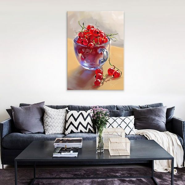 Репродукция Клаcсика Красная смородина 48x67 см 