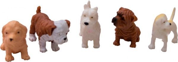 Мини-фигурка POCKET BOX Мягкие собаки PB6703 
