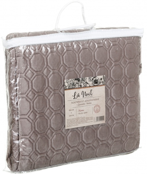 Покрывало Arona 160x220 см La Nuit серый 