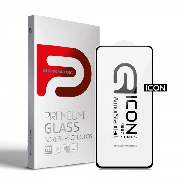 Защитное стекло Armorstandart для Samsung S21 FE (ARM60926) Icon для Samsung S21 FE Black