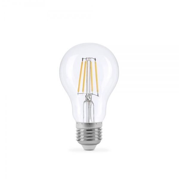 Лампа светодиодная TITANUM FIL A60 7 Вт E27 4100 К 220 В прозрачная 25522 