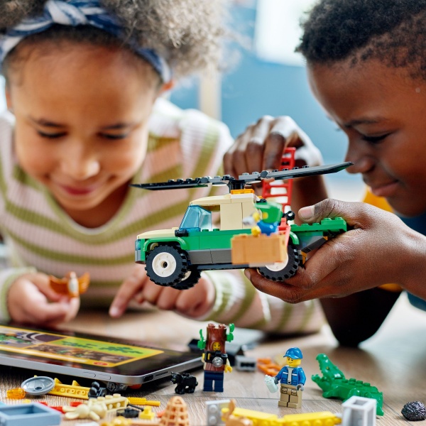 Конструктор LEGO City Миссии по спасению диких животных 60353