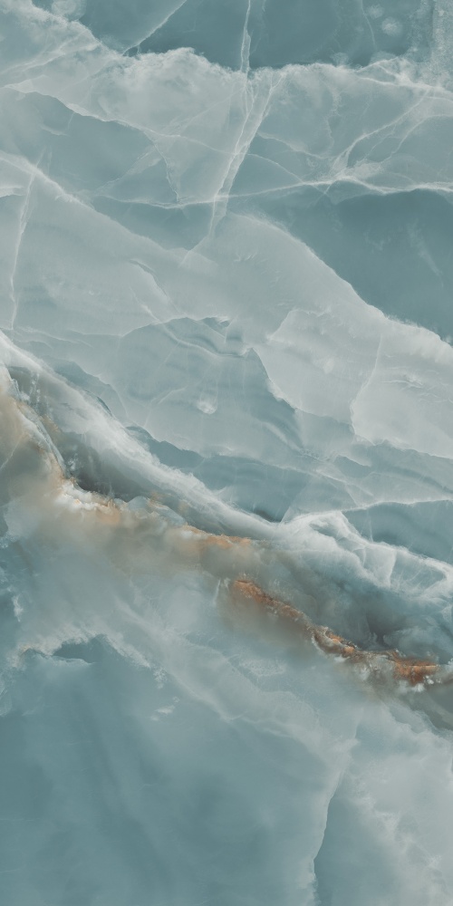 Плитка Cerossa Ceramica MARMO ONICE TEAL high glossy 60х120 см