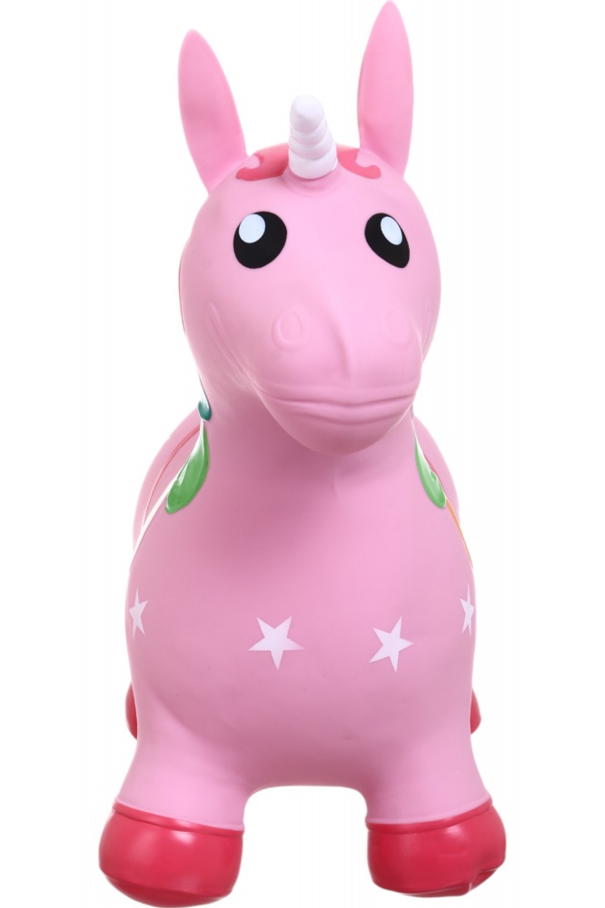 Стрибунець MaxxPro kids Єдиноріг з насосом 52x22x48 PA379