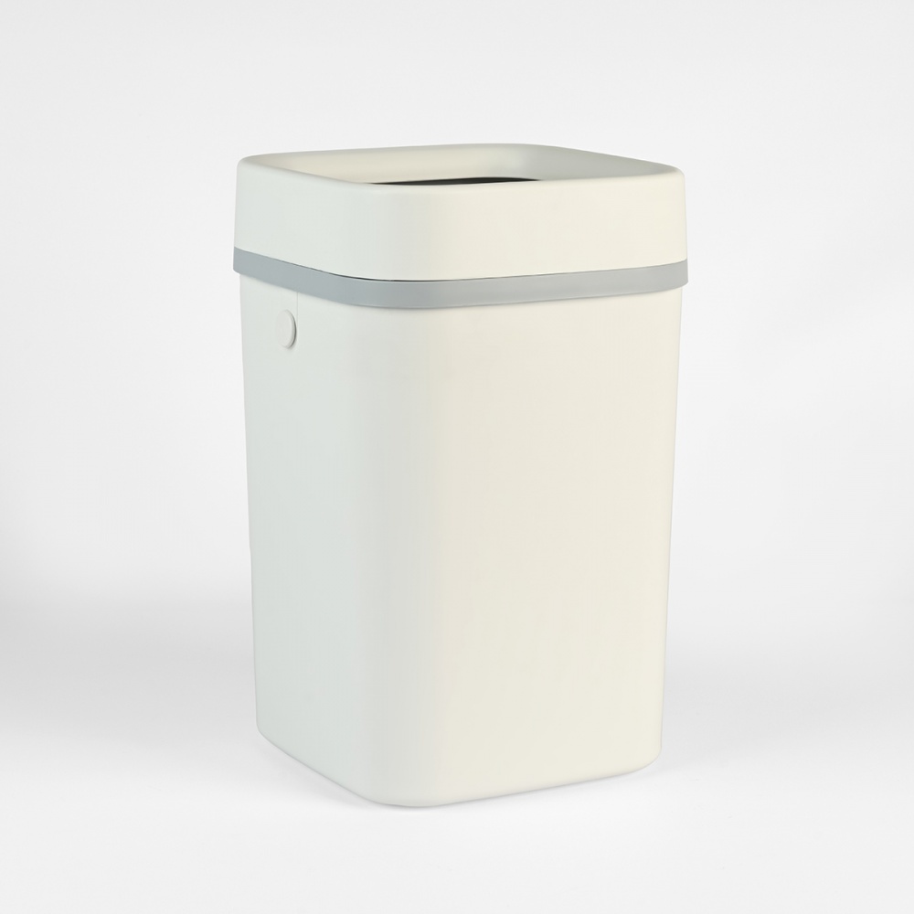 Відро для сміття МВМ 15 л білий/сірий BIN-25 15L WHITE/GRAY