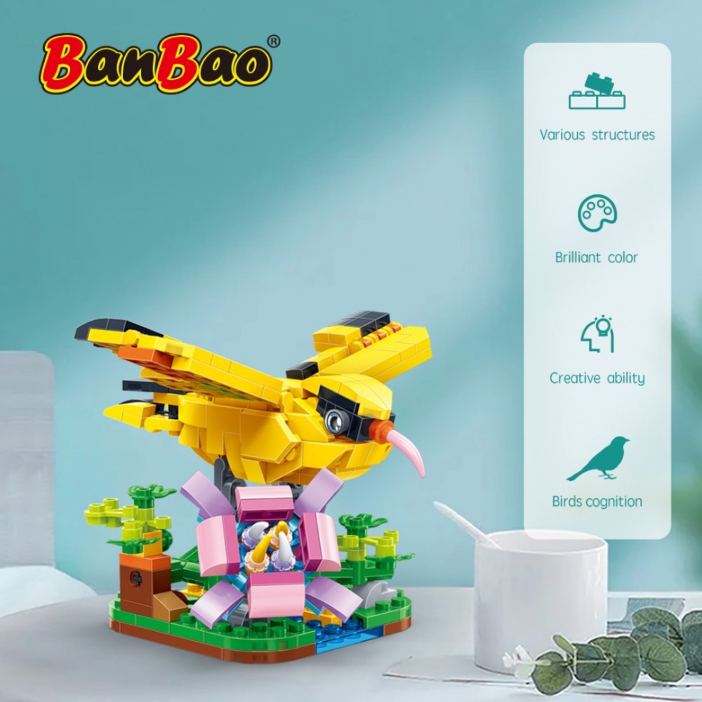 Конструктор BanBao 2в1 Іволга та морський коник ET612