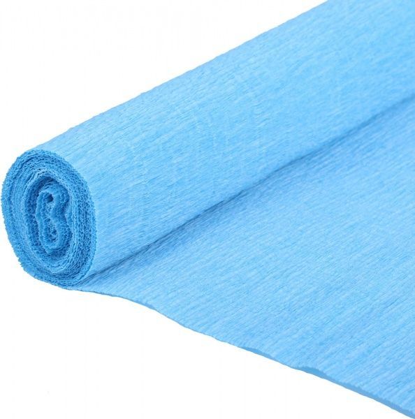 Бумага креповая светло-голубая 50*200см