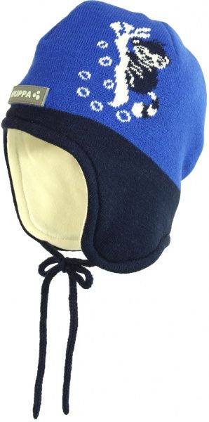 Шапка HUPPA для малышей KARRO 1, XS р.43-45 синий 80290104-90135-0XS 