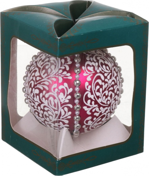 Шар декоративный Элит d 80 мм в ассортименте