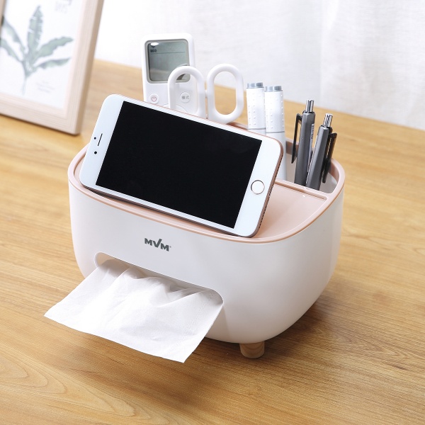 Органайзер поліпропіленовий MVM FH-19 WHITE/PINK 120x210x160 мм