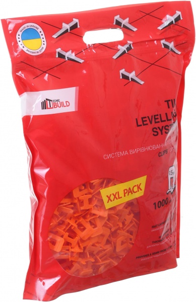 Система выравнивания плитки TecnicBuild 1,5 мм 1000 шт./уп