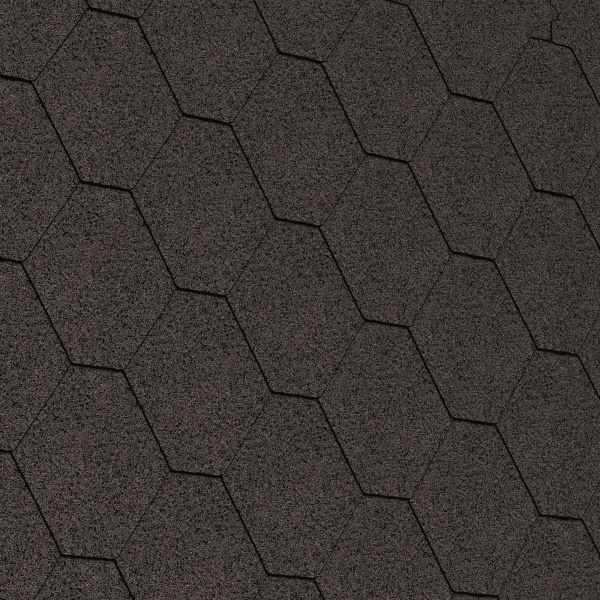 Битумная черепица MATIZOL® RESIDENCE сота графитовая 3 кв.м