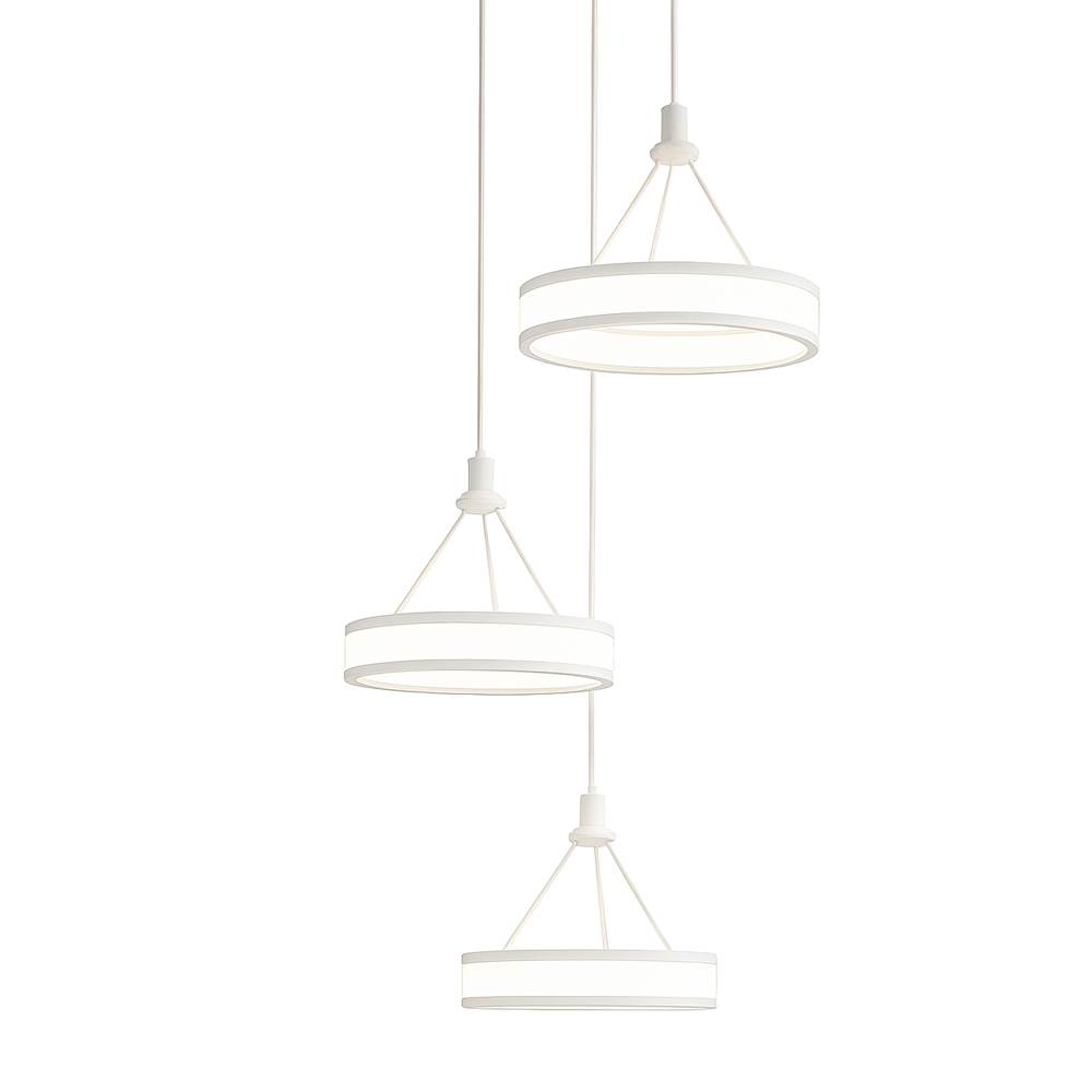 Світильник підвісний LIGHT SET VERBA LED 3 PL 2015 3x60 Вт білий