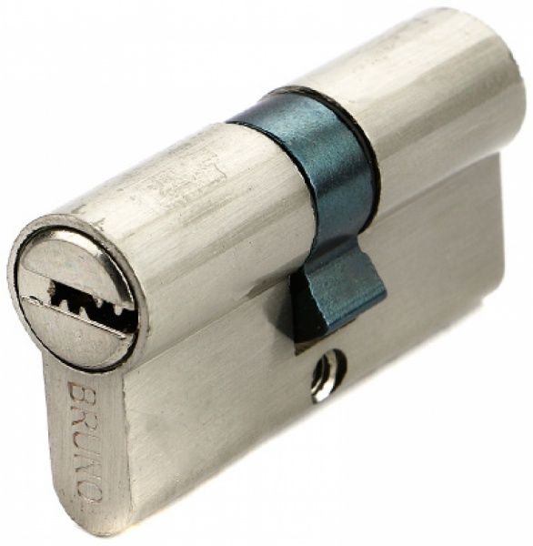 Циліндр Bruno 30x30 ключ-ключ 60 мм нікель