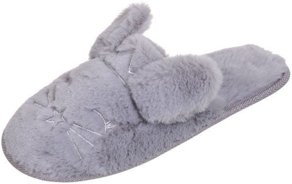 Тапки домашние La Nuit Зайчики р. 38-39 серый 