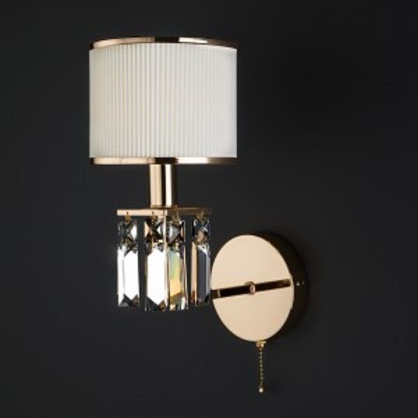 Бра Strotskis Zaffiro 1x40 Вт E14 золото 10099/1 