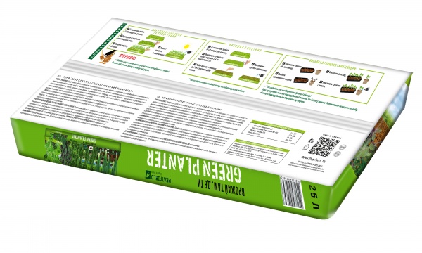 Субстрат торф'яний PEATFIELD Зелений плантатор 25 л